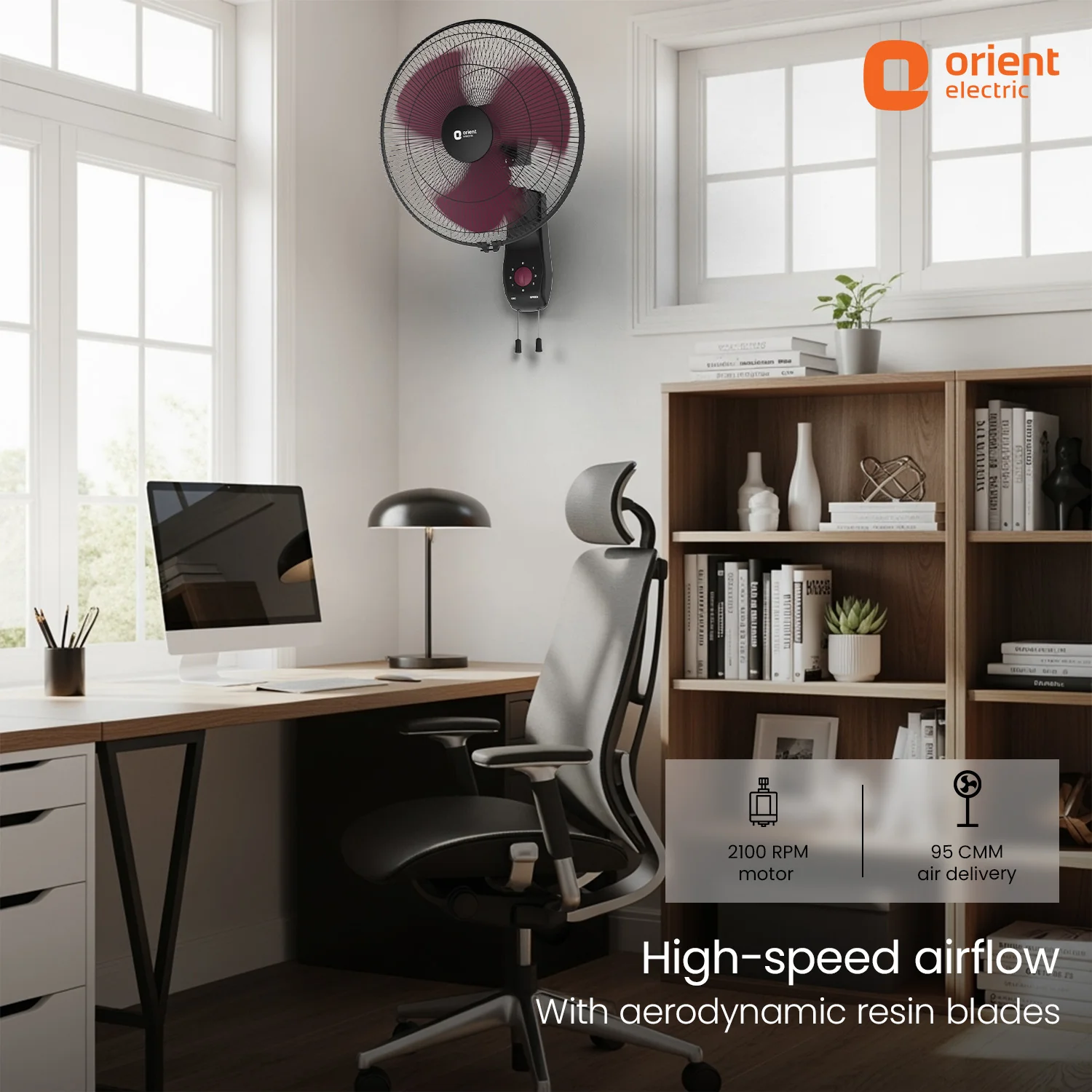 400MM Wall 47 3-in-1 High Speed Wall Fan | Ideal for Large Area | - Image 2