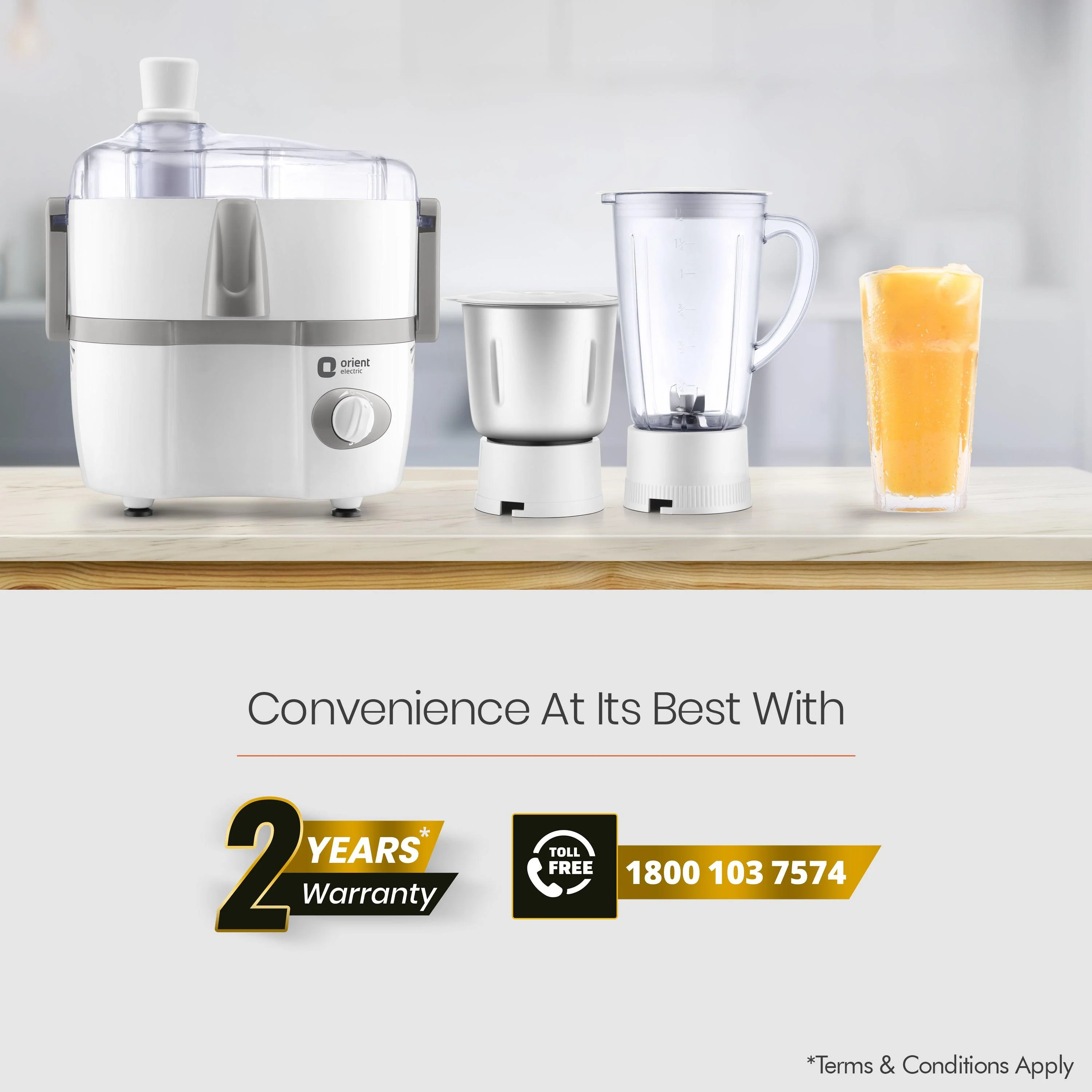 Aisha 2 Jar Juicer Mixer Grinder - Image 5