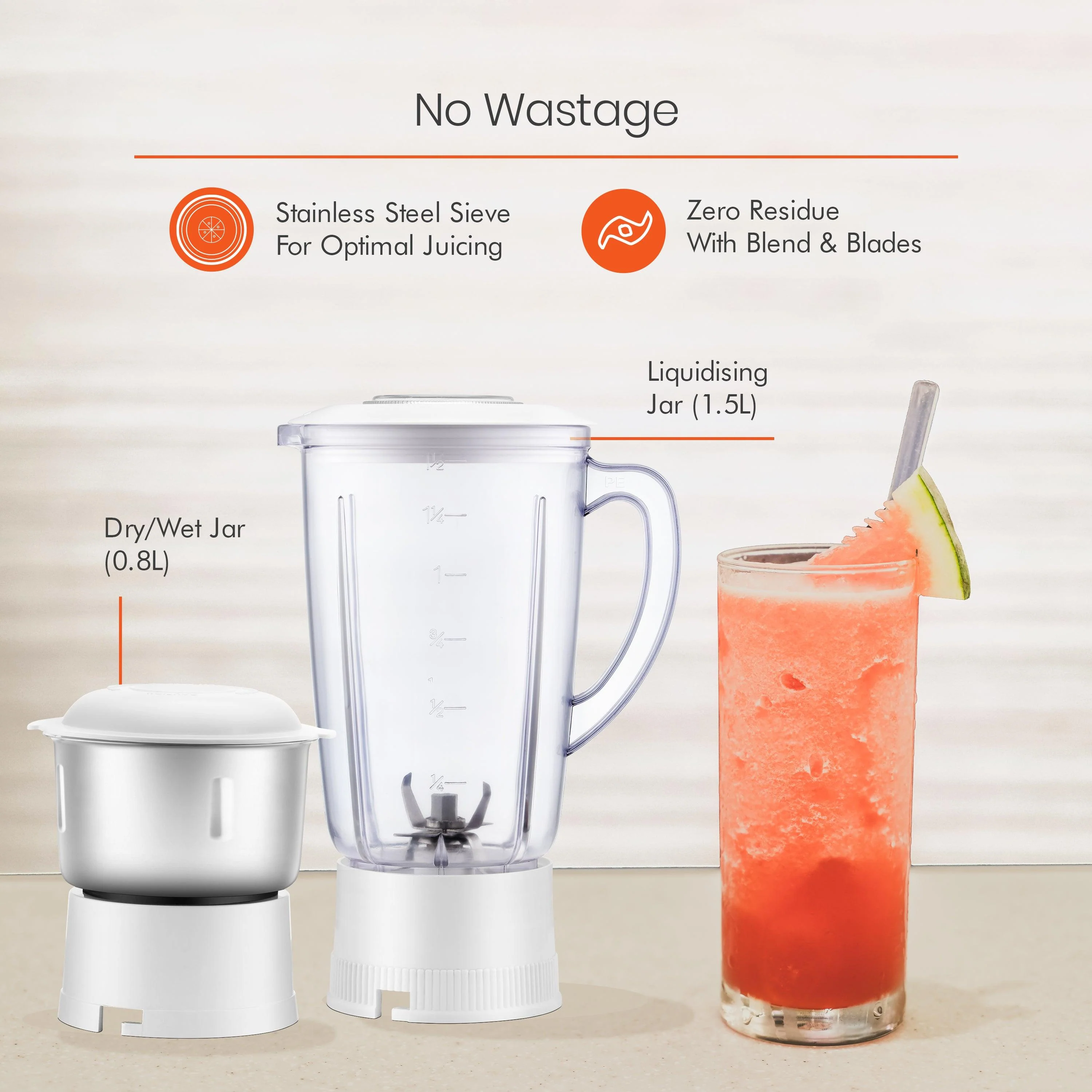 Aisha Plus 3 Jar Juicer Mixer Grinder - Image 3