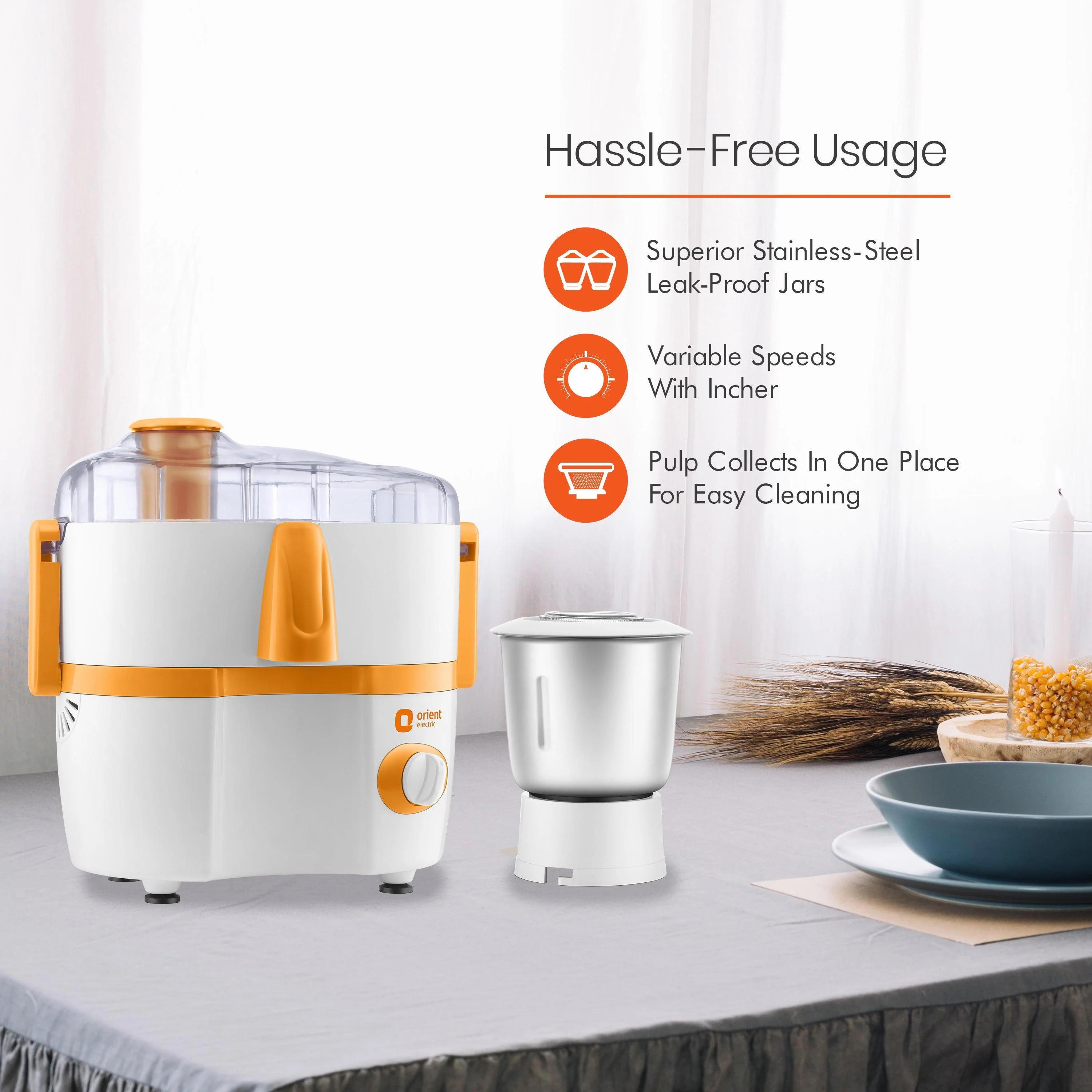 Aisha Plus 3 Jar Juicer Mixer Grinder - Image 4