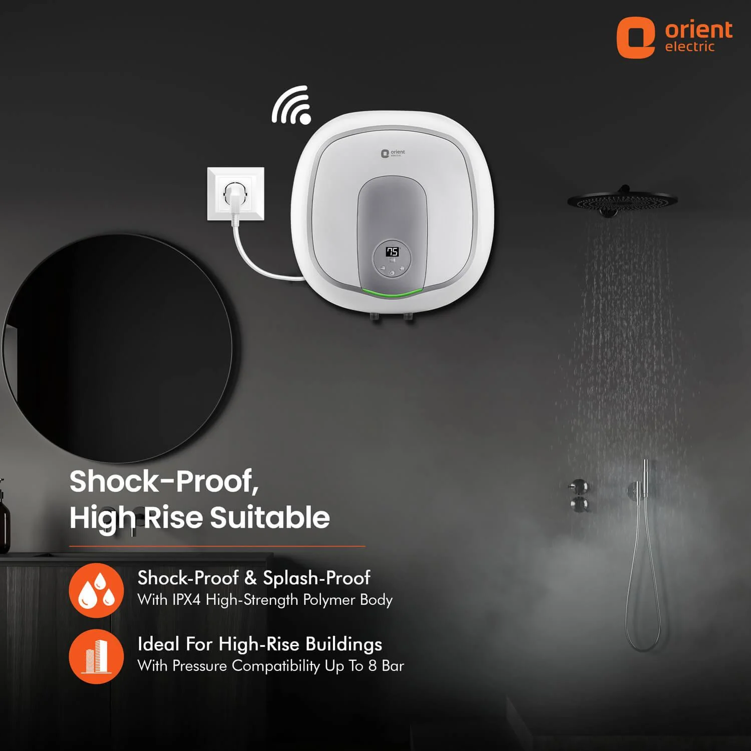 Aquator IoT 5 Star Water heater (Geyser), Suitable for High-rise Buildings | 7 year Tank Warranty | Free Installation and Connecting Pipes | Geyser with Temperature Control - Image 12