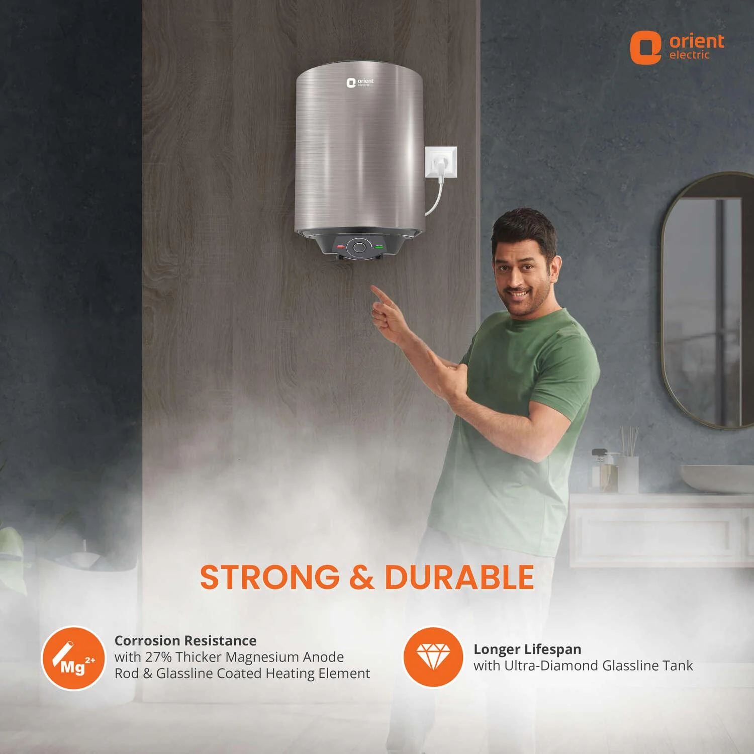 Evapro PC 5-Star Water Heater (Geyser) | Glassline Coated Tank | Suitable for High-rise Buildings | Free Installation - Image 9
