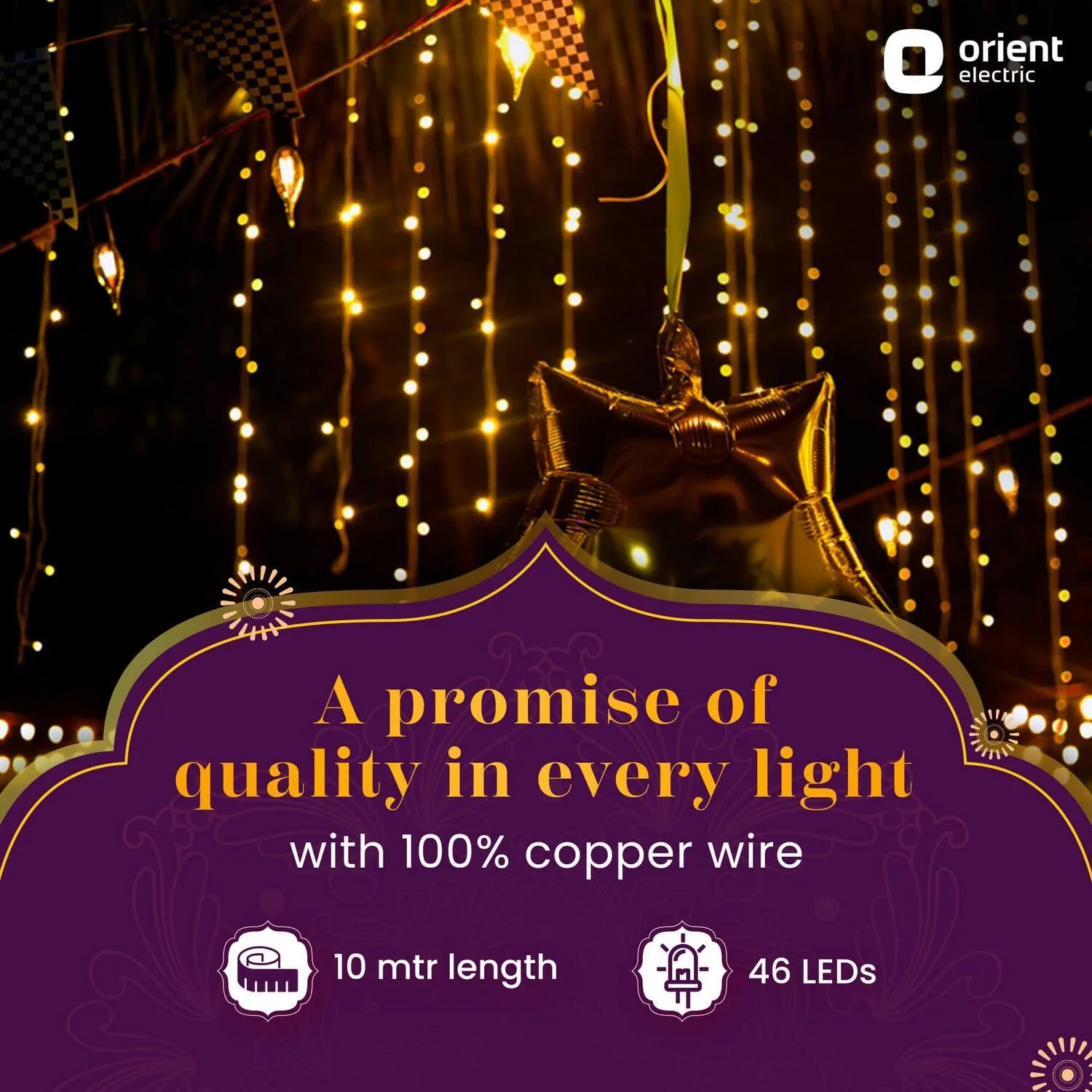 Joylite Rosary 10M LED String Light for Home Decoration - Image 9