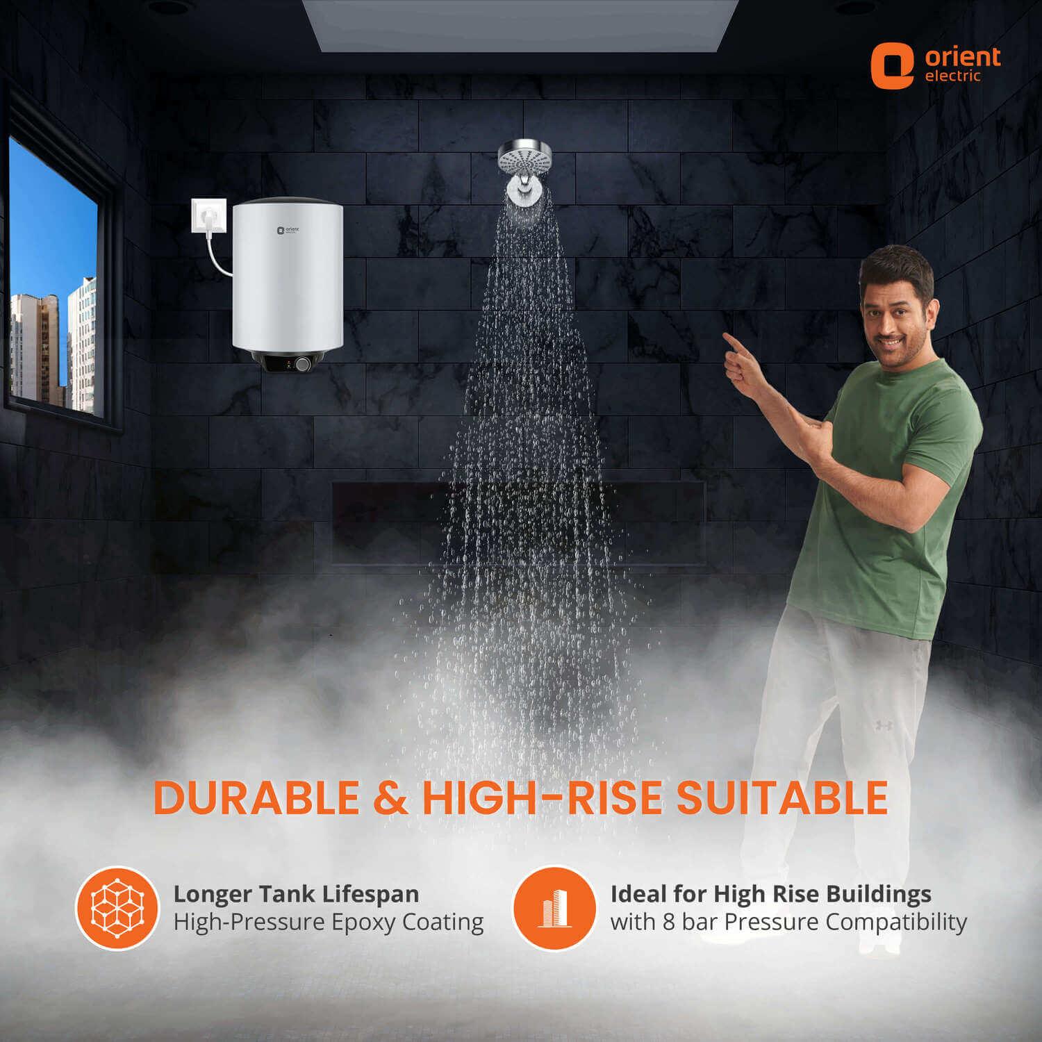 Maverick 5 Star Rated Polymer Coated Tank Water Heater (Geyser) - Image 19