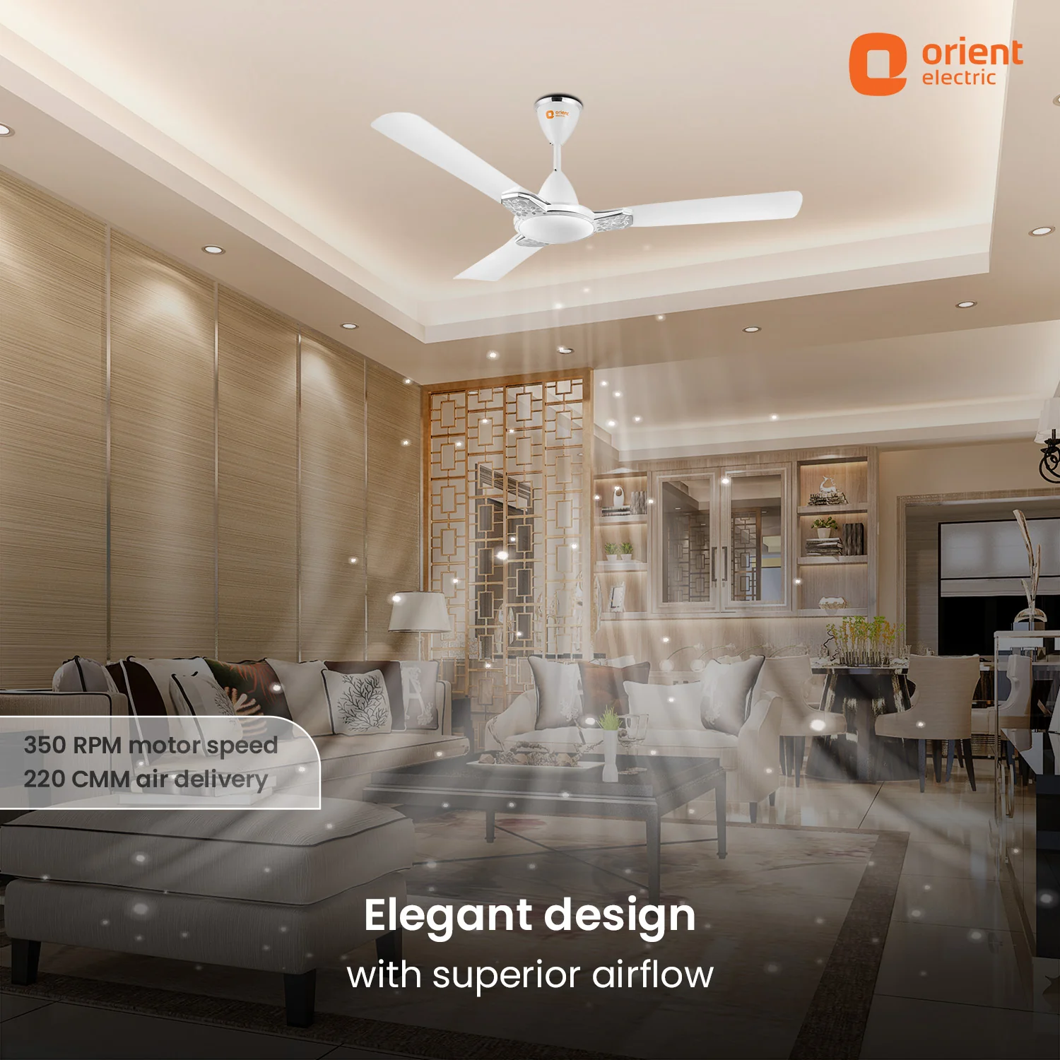Mozart Nature Designer Ceiling Fan - Image 6